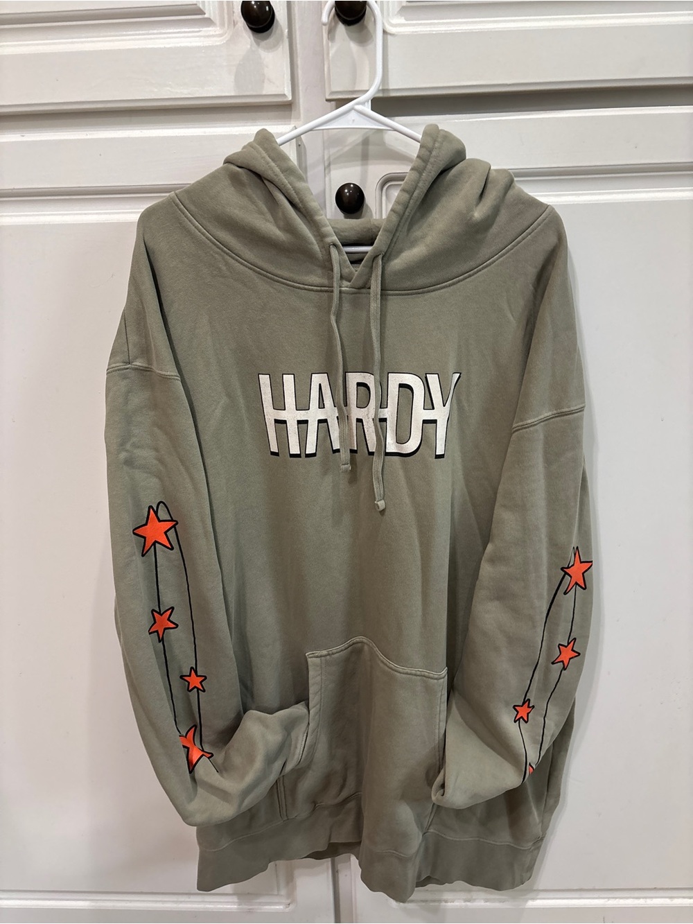 Hardy Country! Country! Graphic Hoodie Olive Green 3XL